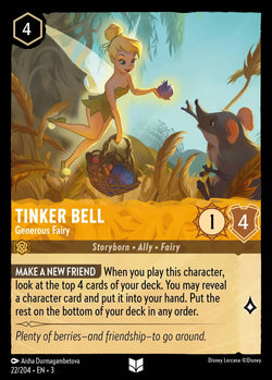 Tinker Bell - Generous Fairy (022/204) [Into the Inklands]