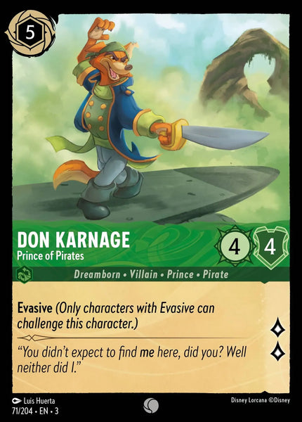 Don Karnage - Prince of Pirates (071/204) [Into the Inklands]
