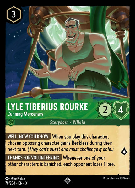 Lyle Tiberius Rourke - Cunning Mercenary (078/204) [Into the Inklands]