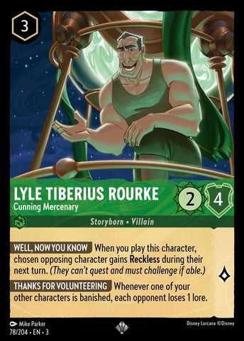 Lyle Tiberius Rourke - Cunning Mercenary (078/204) [Into the Inklands]