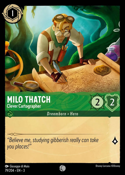 Milo Thatch - Clever Cartographer (079/204) [Into the Inklands]