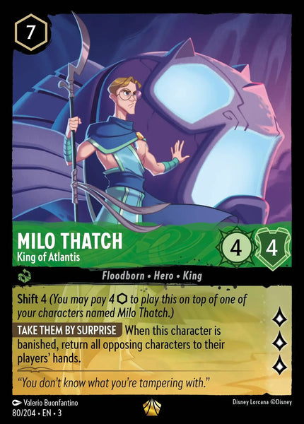 Milo Thatch - King of Atlantis (080/204) [Into the Inklands]