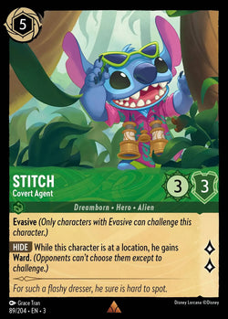 Stitch - Covert Agent (089/204) [Into the Inklands]