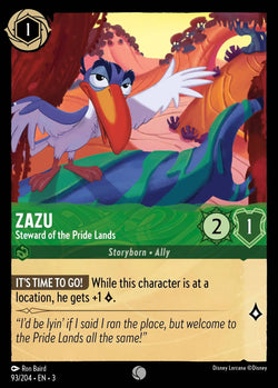 Zazu - Steward of the Pride Lands (093/204) [Into the Inklands]