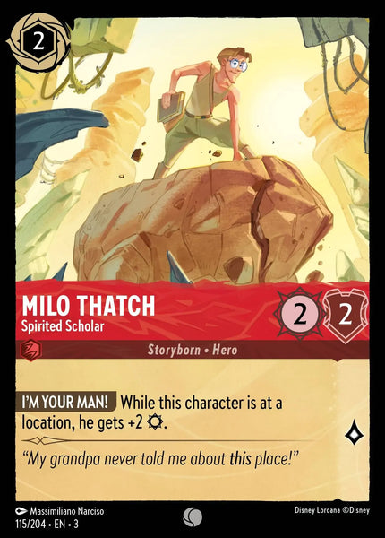 Milo Thatch - Spirited Scholar (115/204) [Into the Inklands]