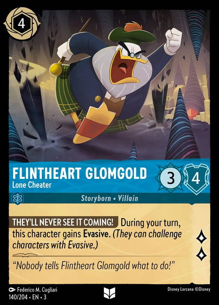 Flintheart Glomgold - Lone Cheater (140/204) [Into the Inklands]