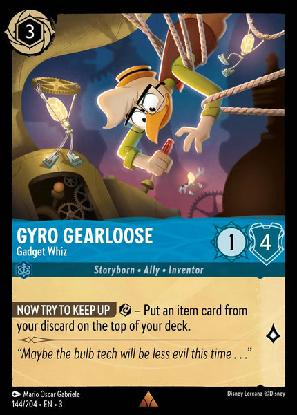 Gyro Gearloose - Gadget Whiz (144/204) [Into the Inklands]