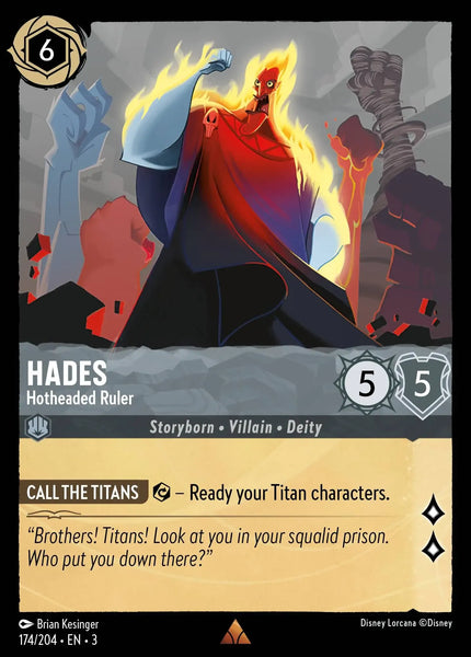 Hades - Hotheaded Ruler (174/204) [Into the Inklands]