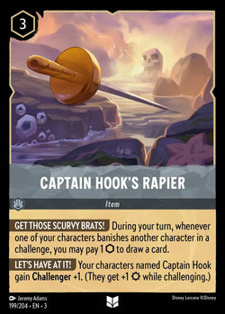 Captain Hook's Rapier (199/204) [Into the Inklands]