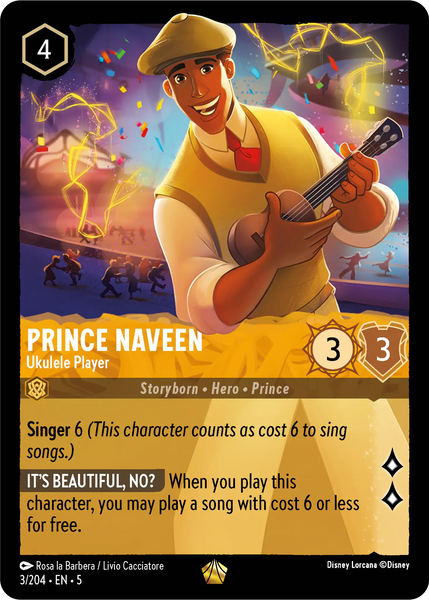 Prince Naveen - Ukulele Player (003/204) [Shimmering Skies]