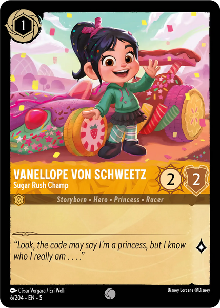 Vanellope Von Schweetz - Sugar Rush Champ (006/204) [Shimmering Skies]