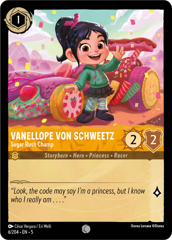 Vanellope Von Schweetz - Sugar Rush Champ (006/204) [Shimmering Skies]
