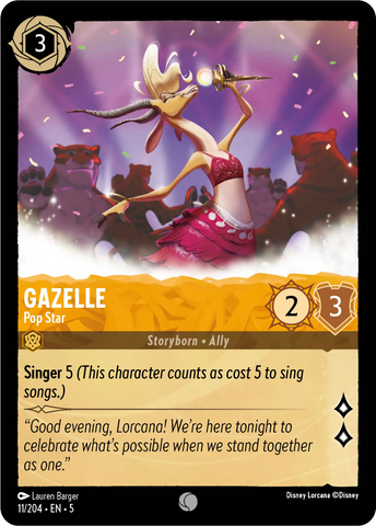 Gazelle - Pop Star (011/204) [Shimmering Skies]