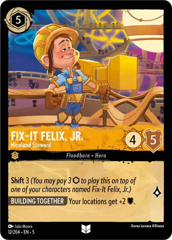 Fix-It Felix, Jr. - Niceland Steward (012/204) [Shimmering Skies]