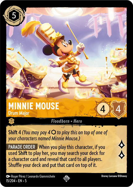 Minnie Mouse - Drum Major (015/204) [Shimmering Skies]