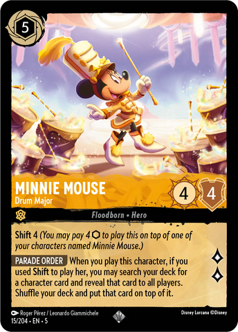 Minnie Mouse - Drum Major (015/204) [Shimmering Skies]