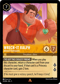 Wreck-It Ralph - Admiral Underpants (021/204) [Shimmering Skies]