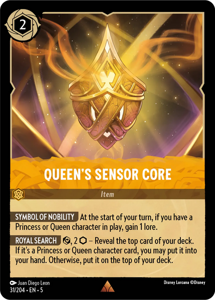 Queen's Sensor Core (031/204) [Shimmering Skies]