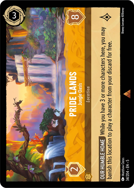 Pride Lands - Jungle Oasis (034/204) [Shimmering Skies]