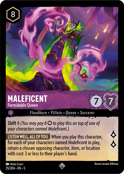Maleficent - Formidable Queen (035/204) [Shimmering Skies]