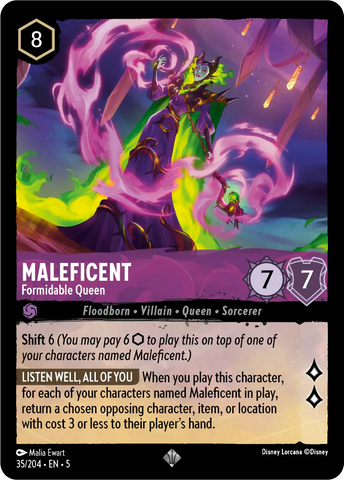 Maleficent - Formidable Queen (035/204) [Shimmering Skies]