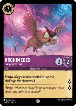 Archimedes - Exasperated Owl (039/204) [Shimmering Skies]