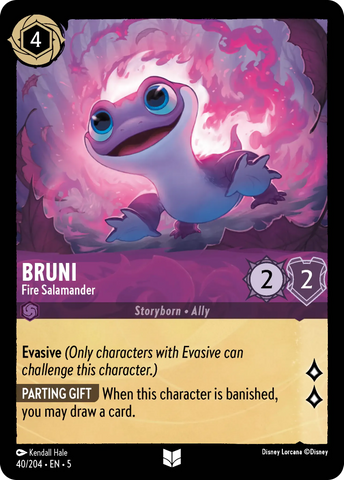 Bruni - Fire Salamander (040/204) [Shimmering Skies]