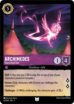 Archimedes - Electrified Owl (047/204) [Shimmering Skies]