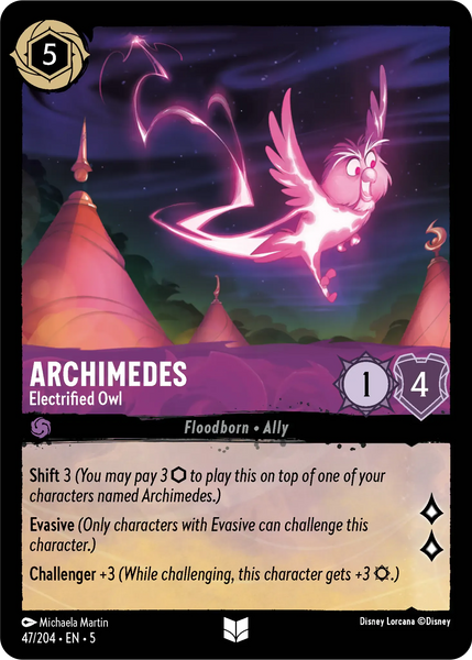 Archimedes - Electrified Owl (047/204) [Shimmering Skies]