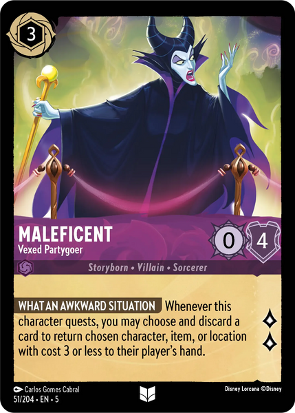Maleficent - Vexed Partygoer (051/204) [Shimmering Skies]