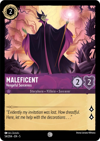 Maleficent - Vengeful Sorceress (054/204) [Shimmering Skies]