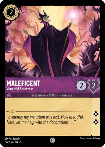 Maleficent - Vengeful Sorceress (054/204) [Shimmering Skies]