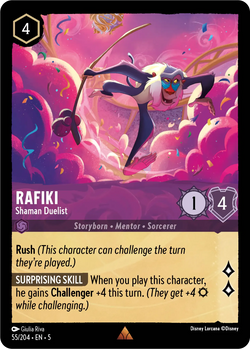 Rafiki - Shaman Duelist (055/204) [Shimmering Skies]