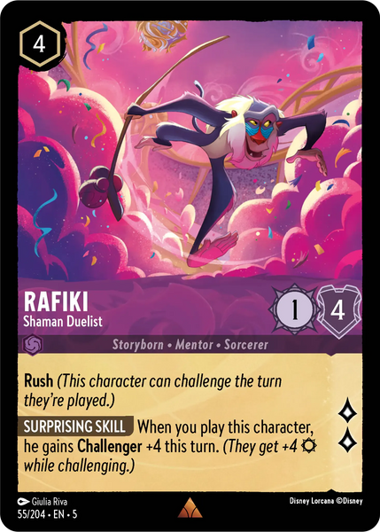 Rafiki - Shaman Duelist (055/204) [Shimmering Skies]