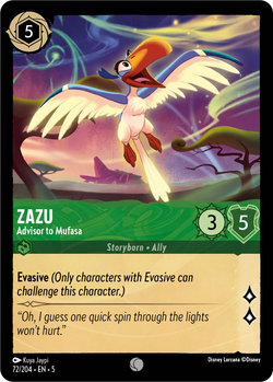 Zazu - Advisor to Mufasa (072/204) [Shimmering Skies]
