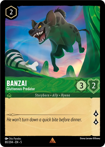 Banzai - Gluttonous Predator (080/204) [Shimmering Skies]