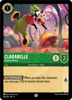 Clarabelle - Clumsy Guest (086/204) [Shimmering Skies]