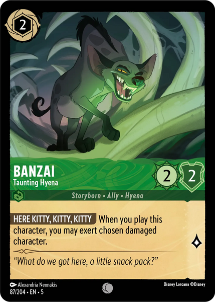 Banzai - Taunting Hyena (087/204) [Shimmering Skies]