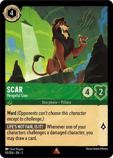 Scar - Vengeful Lion (093/204) [Shimmering Skies]