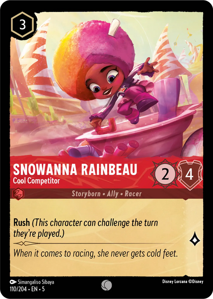 Snowanna Rainbeau - Cool Competitor (110/204) [Shimmering Skies]