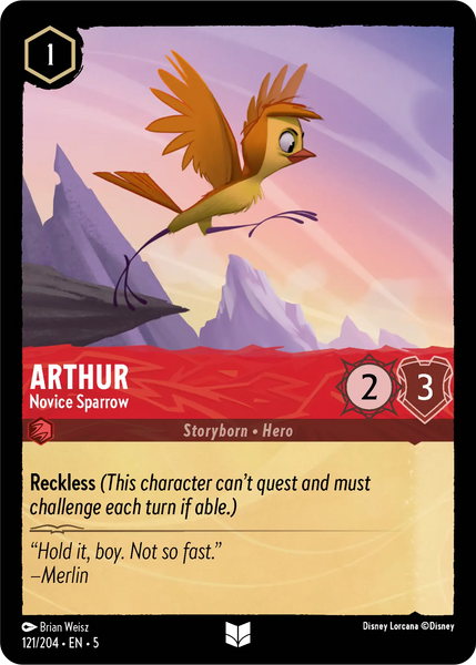 Arthur - Novice Sparrow (121/204) [Shimmering Skies]