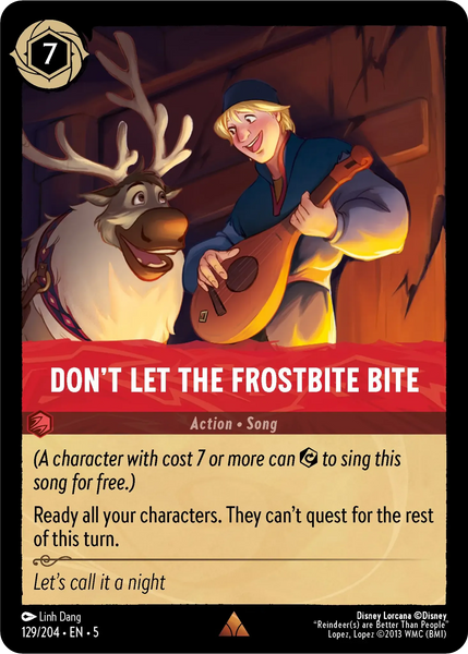 Don't Let The Frostbite Bite (129/204) [Shimmering Skies]