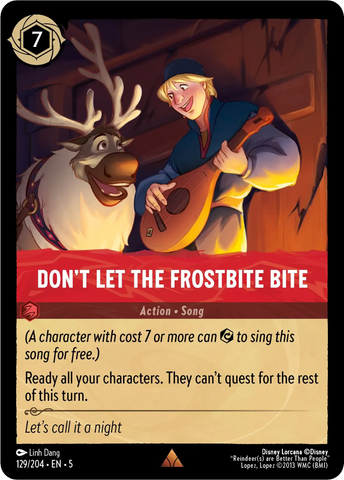 Don't Let The Frostbite Bite (129/204) [Shimmering Skies]