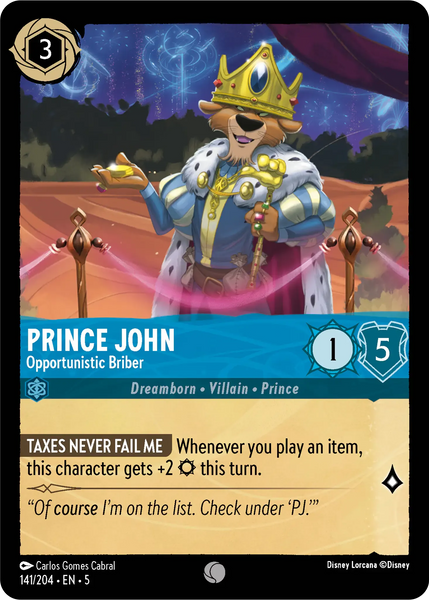 Prince John - Opportunistic Briber (141/204) [Shimmering Skies]