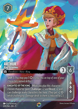 Arthur - King Victorious (221/204) [Shimmering Skies]