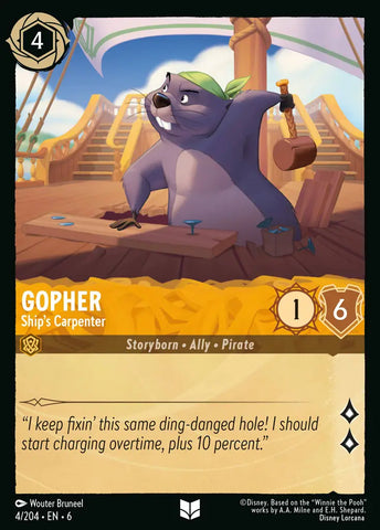 Gopher - Ship's Carpenter (004/204) [Azurite Sea]