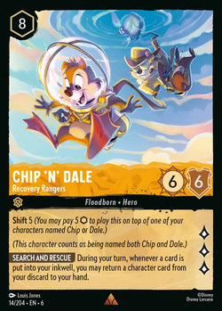 Chip 'n' Dale - Recovery Rangers (014/204) [Azurite Sea]