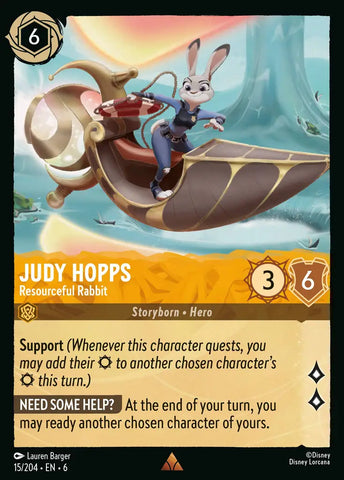 Judy Hopps - Resourceful Rabbit (015/204) [Azurite Sea]