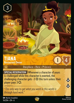 Tiana - Restaurant Owner (016/204) [Azurite Sea]