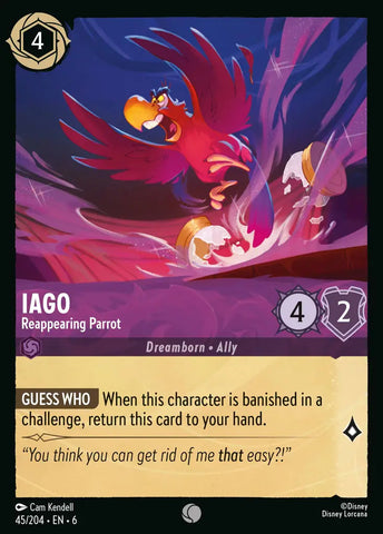 Iago - Reappearing Parrot (045/204) [Azurite Sea]